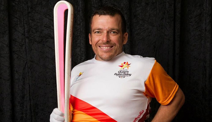 Paralympic champion Kurt Fearnley will deliver the Queen's Baton for Gold Coast 2018 to Buckingham Palace ©Gold Coast 2018 Paralympic champion Kurt Fearnley will deliver the Queen's Baton for Gold Coast 2018 to Buckingham Palace ©Gold Coast 2018