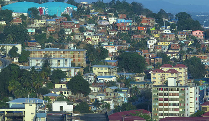 A view of a section of Laventille A view of a section of Laventille