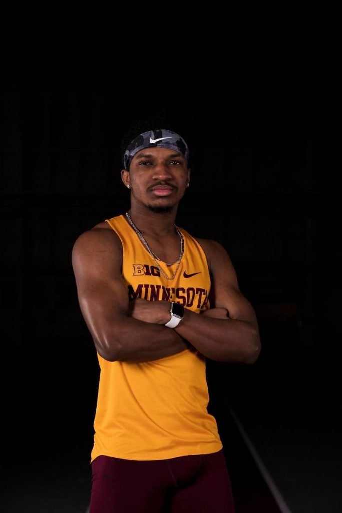 Sprinter Kion Benjamin will make his Olympic debut at the Tokyo 2020 Games as part of the TT men's 4 x100m relay team. - via Kion Benjamin Sprinter Kion Benjamin will make his Olympic debut at the Tokyo 2020 Games as part of the TT men's 4 x100m relay team. - via Kion Benjamin