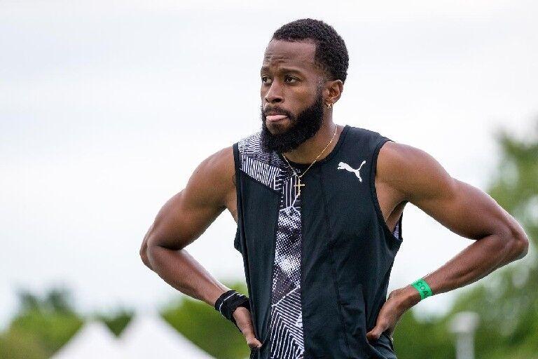 PODIUM FINISH: Trinidad and Tobago quartermiler Deon Lendore PODIUM FINISH: Trinidad and Tobago quartermiler Deon Lendore
