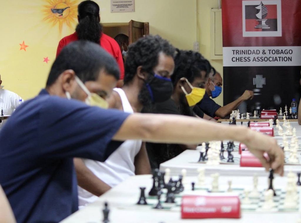 In this Sep 21 file photo, inmates at the Port of Spain prison compete for a spot on the national team which featured, for the first time, at the Inter-Continental Chess Championships on the weekend. - via TT Chess Association In this Sep 21 file photo, inmates at the Port of Spain prison compete for a spot on the national team which featured, for the first time, at the Inter-Continental Chess Championships on the weekend. - via TT Chess Association