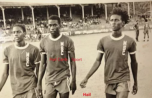 L-r, Eric White, Emmerson Dubisson and Ian Clauzel, Mucurapo vs Tranquility, QPO, 1978. L-r, Eric White, Emmerson Dubisson and Ian Clauzel, Mucurapo vs Tranquility, QPO, 1978.