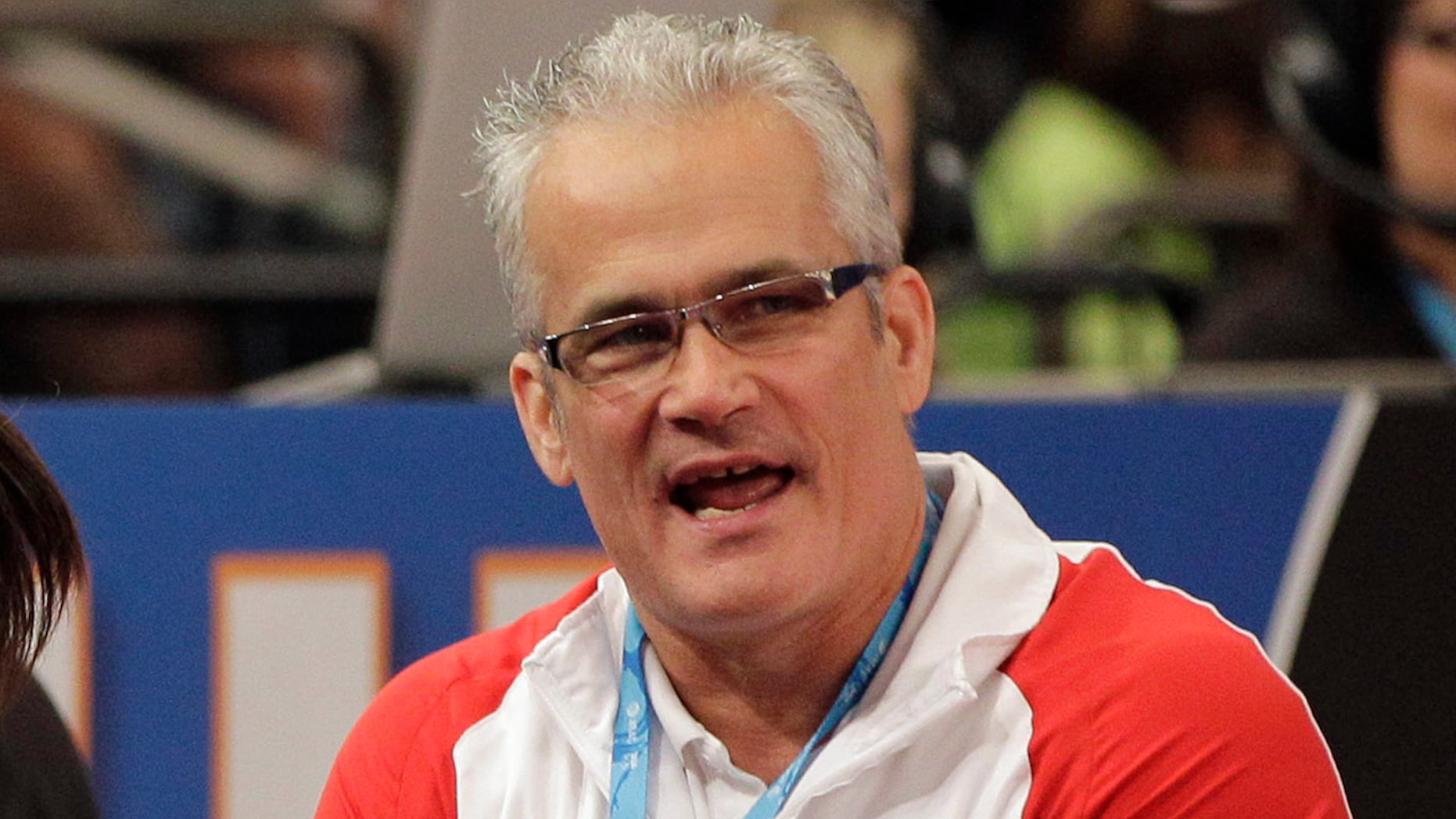 Prosecutors filed charges against Geddert, a former U.S. Olympics gymnastics coach with ties to disgraced sports doctor Larry Nassar. Geddert was head coach of the 2012 U.S. women's Olympic gymnastics team, which won a gold medal. (AP Photo/Kathy Willens, File) Prosecutors filed charges against Geddert, a former U.S. Olympics gymnastics coach with ties to disgraced sports doctor Larry Nassar. Geddert was head coach of the 2012 U.S. women's Olympic gymnastics team, which won a gold medal. (AP Photo/Kathy Willens, File)