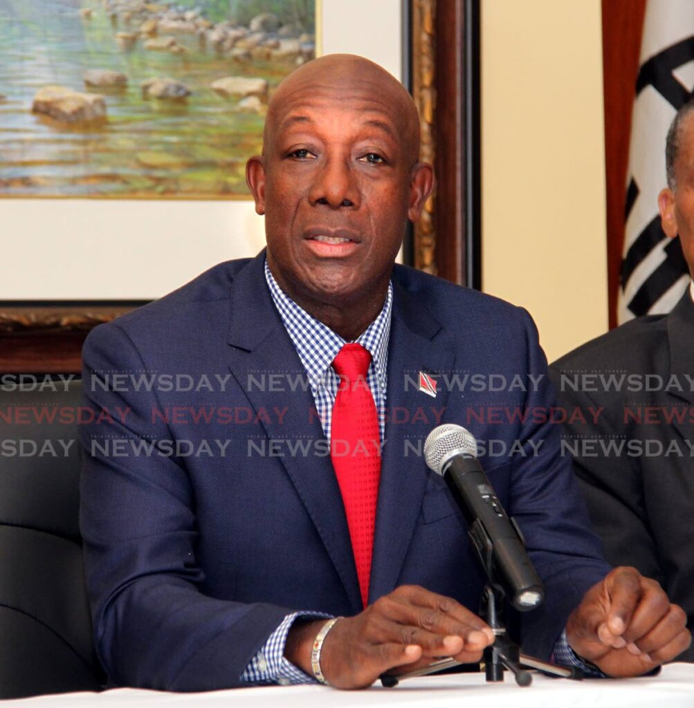 Prime Minister Dr Keith Rowley. - (image via: newsday.co.tt) Prime Minister Dr Keith Rowley. - (image via: newsday.co.tt)