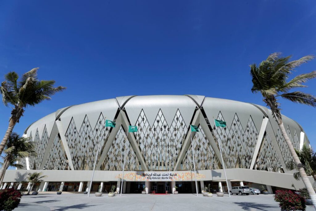 FILE: The King Abdullah Sports City stadium, in Jiddah, Saudi Arabia, on January 11, 2020, on the eve of the Spanish Super Cup final between Real Madrid and Atletico Madrid. - AP PHOTO (Image obtained at newsday.co.tt) FILE: The King Abdullah Sports City stadium, in Jiddah, Saudi Arabia, on January 11, 2020, on the eve of the Spanish Super Cup final between Real Madrid and Atletico Madrid. - AP PHOTO (Image obtained at newsday.co.tt)