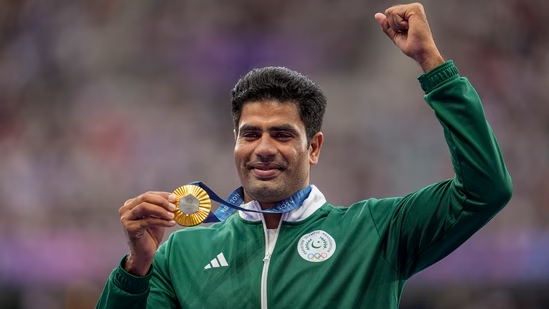 Arshad Nadeem's journey is greater than his historic gold at Paris Olympics 2024.(PTI) (Image obtained at hindustantimes.com) Arshad Nadeem's journey is greater than his historic gold at Paris Olympics 2024.(PTI) (Image obtained at hindustantimes.com)