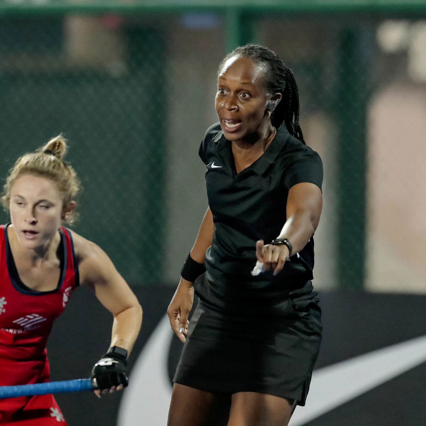 Trinidad and Tobago’s FIH Grade one-certified umpire Ayanna Mc Clean carries the whistle at an FIH World Hockey League match. She is currently officiating at the Paris Olympic Games in France. (Image obtained at guardian.co.tt) Trinidad and Tobago’s FIH Grade one-certified umpire Ayanna Mc Clean carries the whistle at an FIH World Hockey League match. She is currently officiating at the Paris Olympic Games in France. (Image obtained at guardian.co.tt)